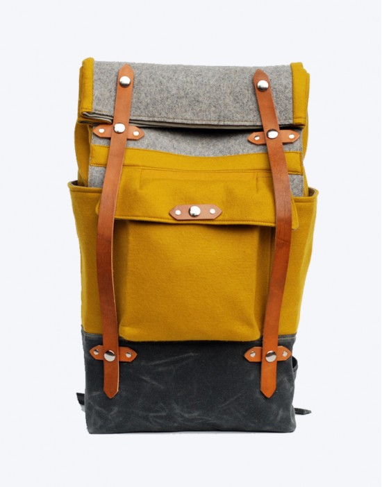 Yellow  Stroll Quilted Bag
