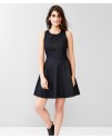 Minimal black ribbed bandeau