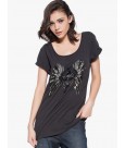 black t-shirt