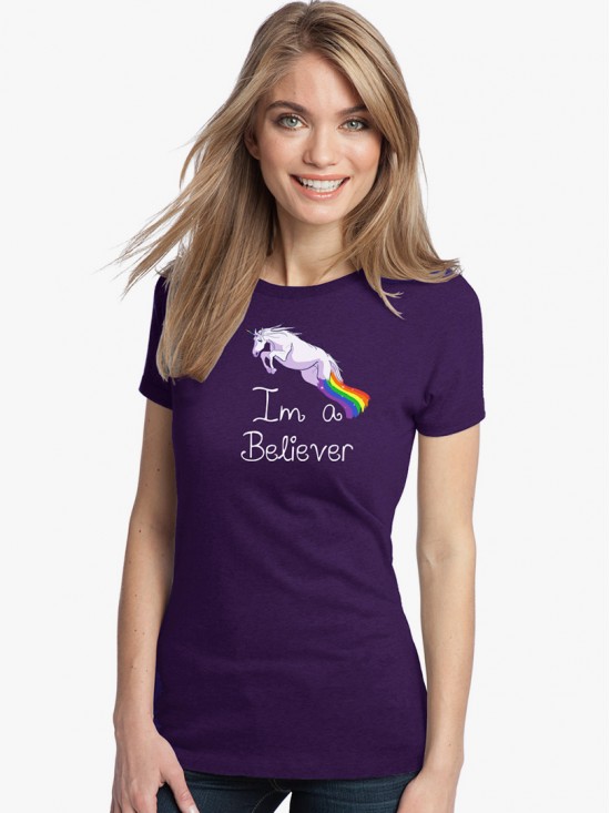 purple t-shirt